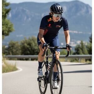 Castore Red Bull/Oracle Racing Max Verstappen Cycling Jersey Women SZ 8